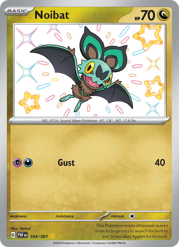 Noibat (194/91) Holographic card image