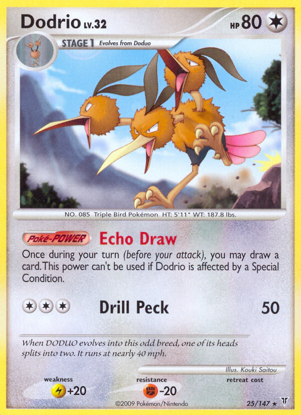 Dodrio (025/147) Reverse Holo card image