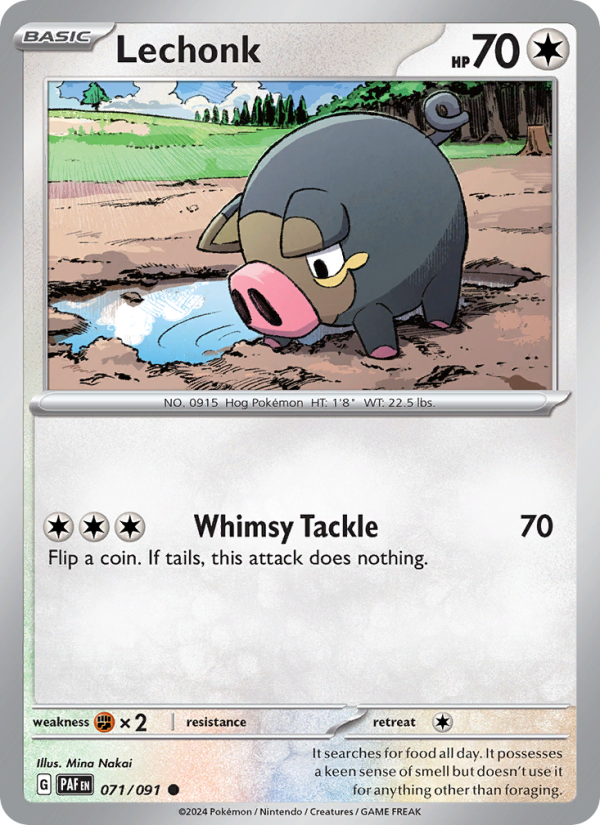Lechonk (071/91) Reverse Holo card image