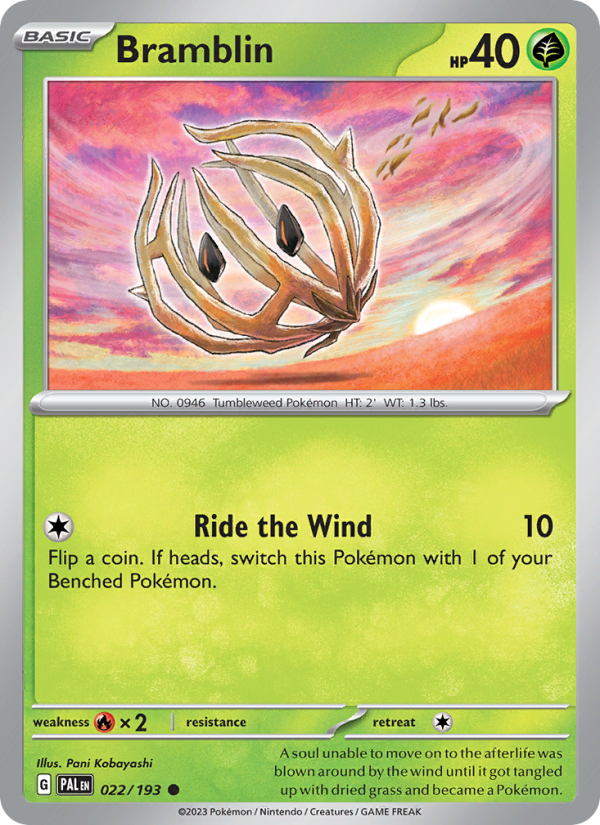 Bramblin (022/193) Reverse Holo card image