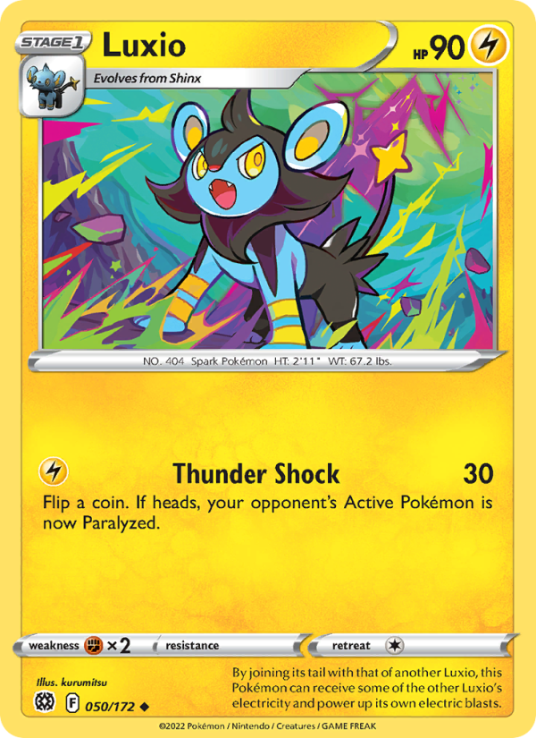 Luxio (050/172) Reverse Holo card image