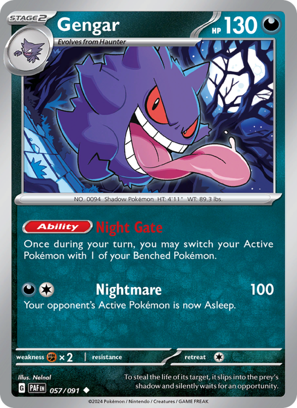 Gengar (057/91) Reverse Holo card image