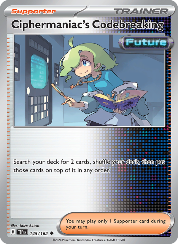 Ciphermaniac's Codebreaking (145/162) Reverse Holo card image