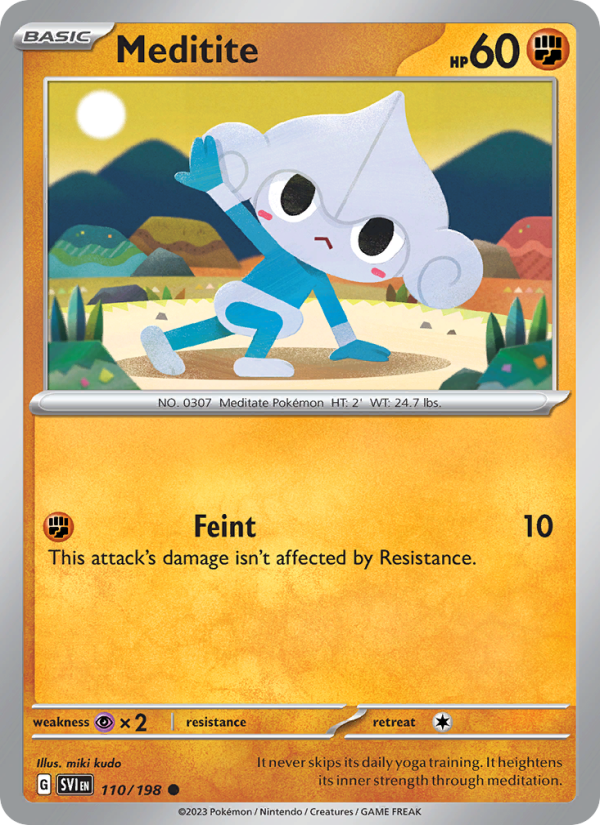 Meditite (110/198) Reverse Holo card image