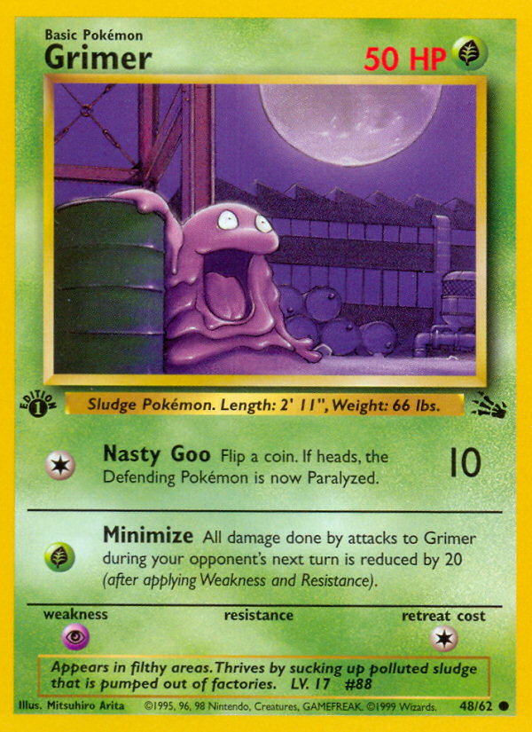 Grimer (048/62) Reverse Holo card image