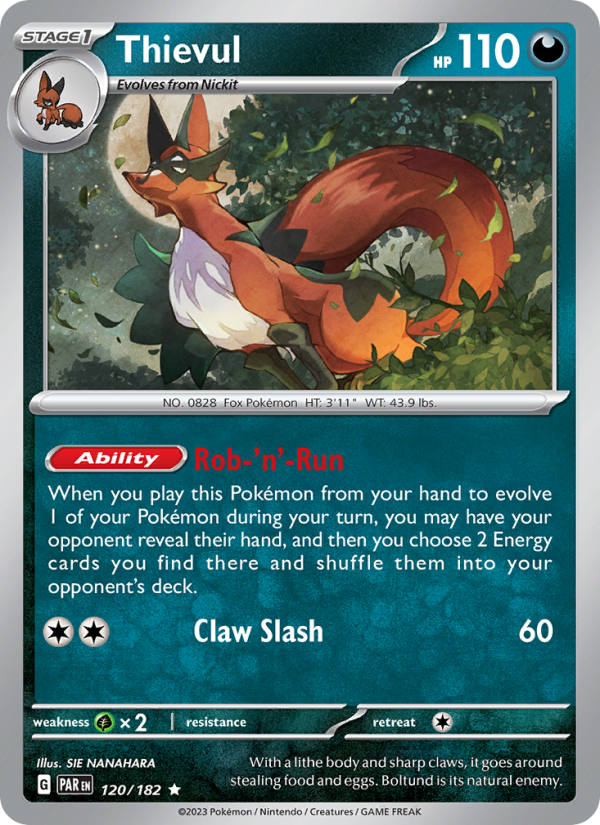 Thievul (120/182) Holographic card image