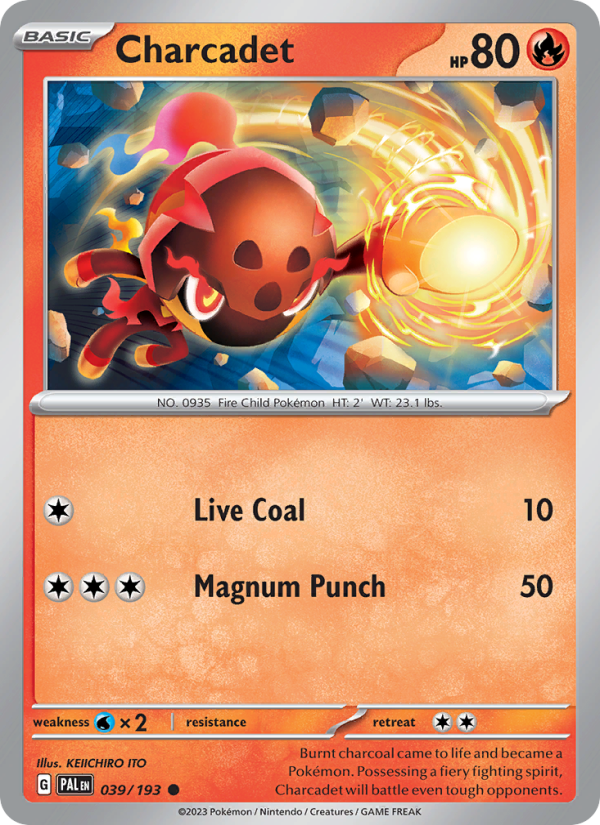 Charcadet (039/193) Reverse Holo card image