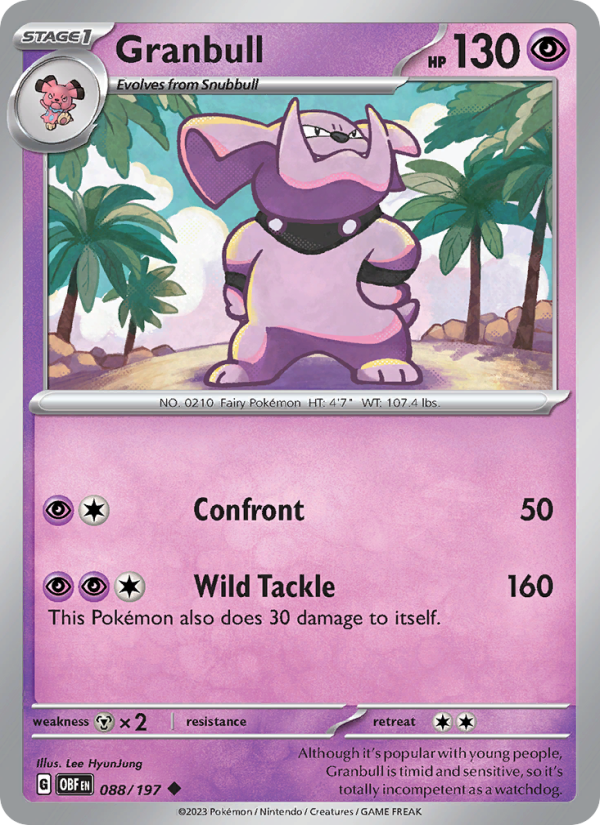 Granbull (088/197) Reverse Holo card image