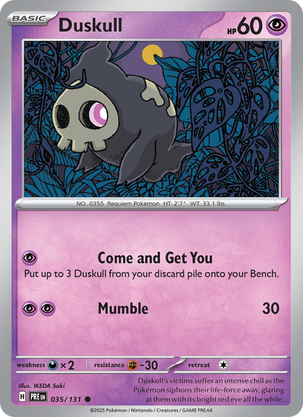 Duskull (035/131) Reverse Holo card image