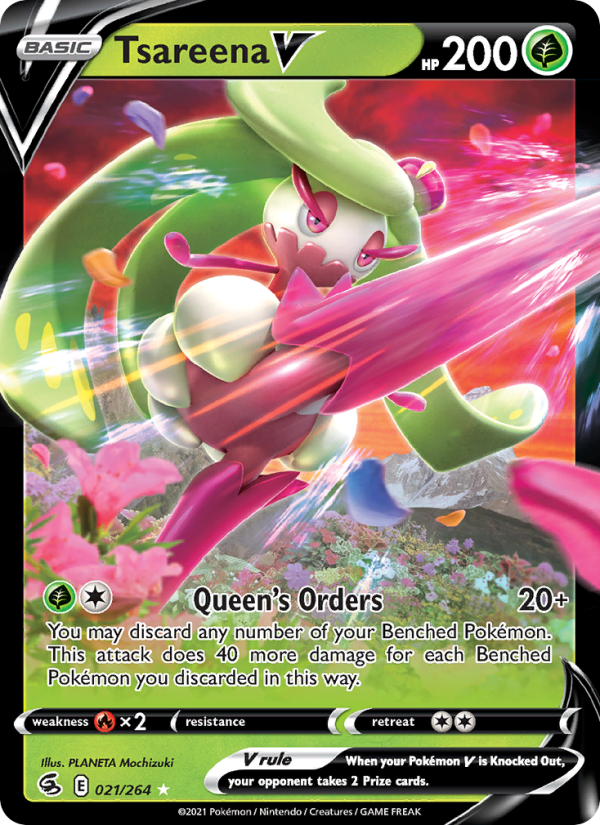Tsareena V (021/264) Holographic card image