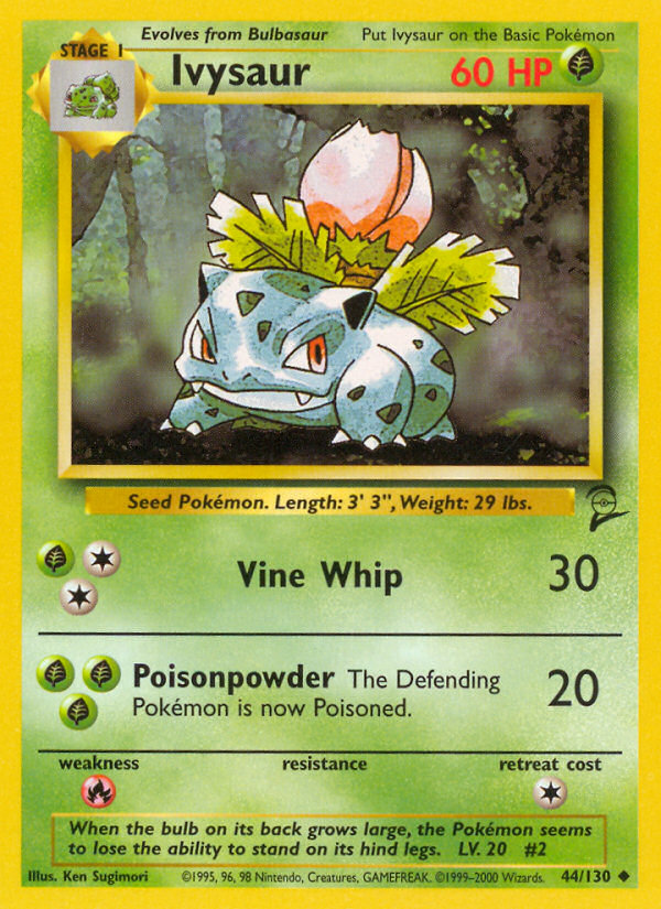 Ivysaur (044/130) Reverse Holo card image