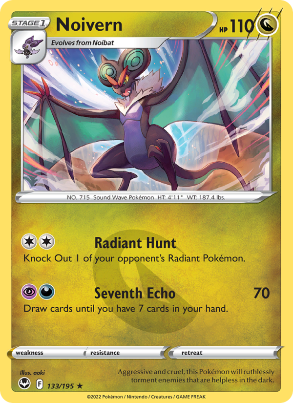 Noivern (133/195) Reverse Holo card image