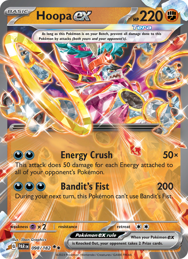 Hoopa ex (098/182) Holographic card image