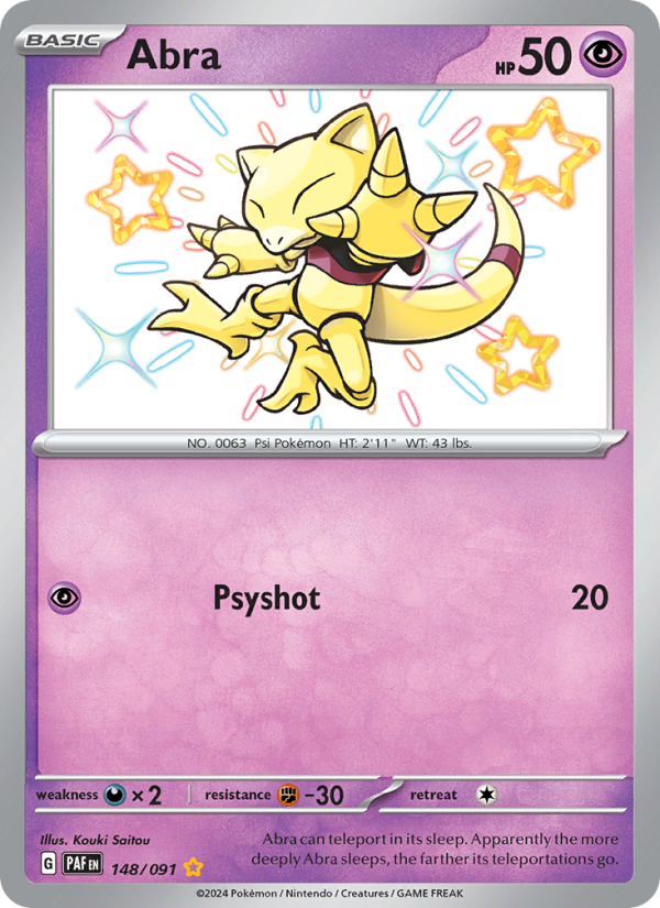 Abra (148/91) Holographic card image