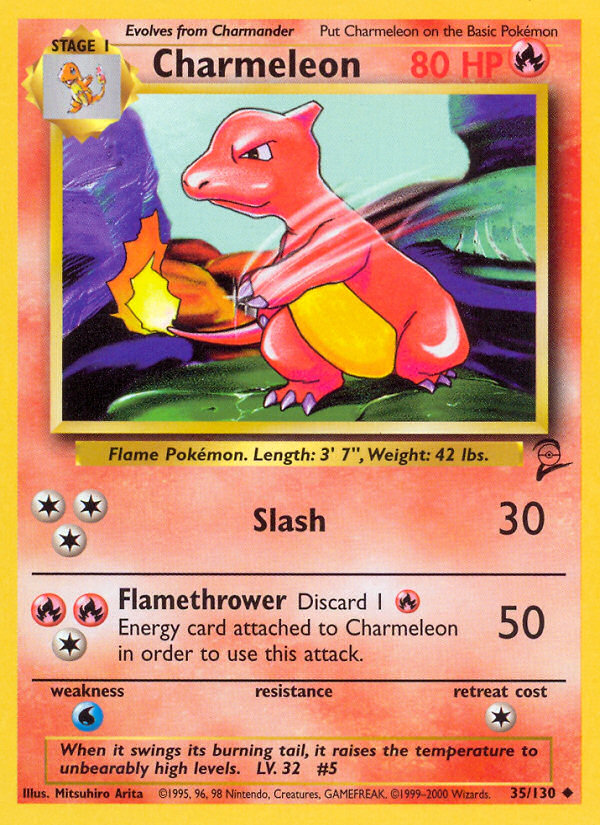 Charmeleon (035/130) Reverse Holo card image