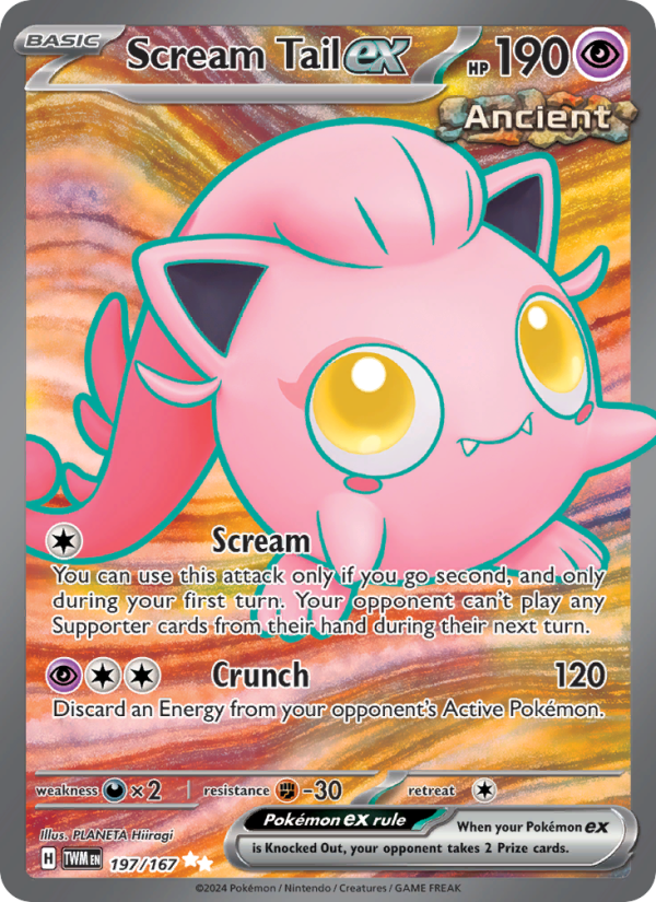 Scream Tail ex (197/167) Holographic card image