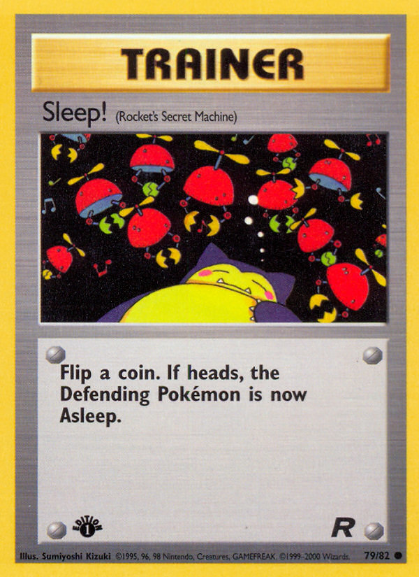 Sleep! (079/82) Reverse Holo card image