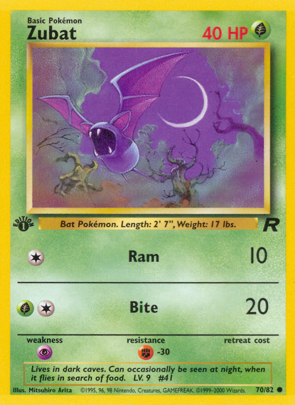 Zubat (070/82) Reverse Holo card image