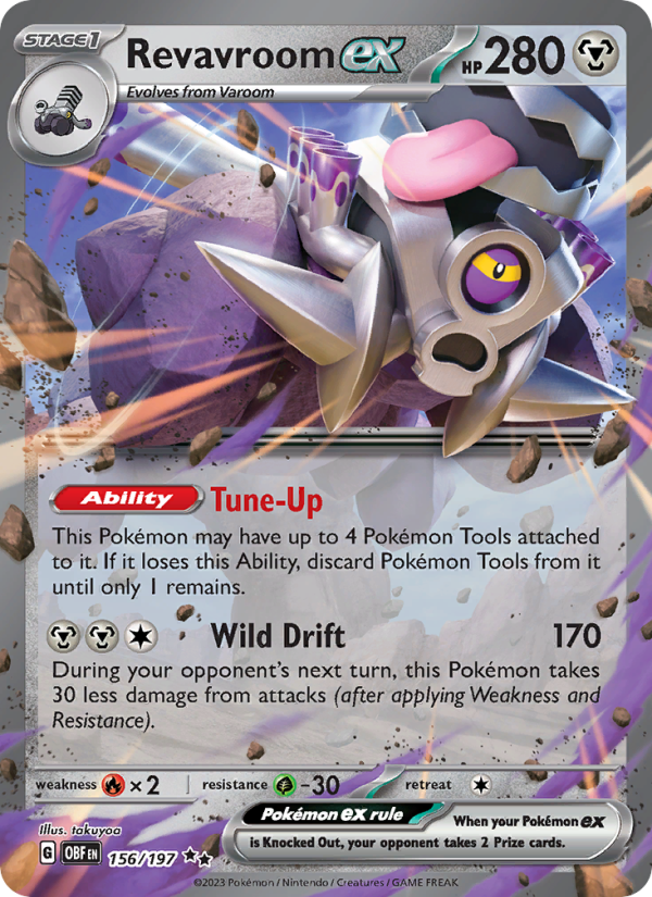 Revavroom ex (156/197) Holographic card image