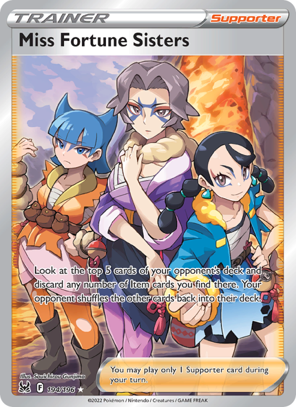 Miss Fortune Sisters (194/196) Holographic card image