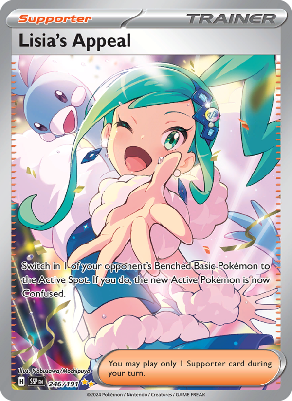 Lisia's Appeal (246/191) Holographic card image