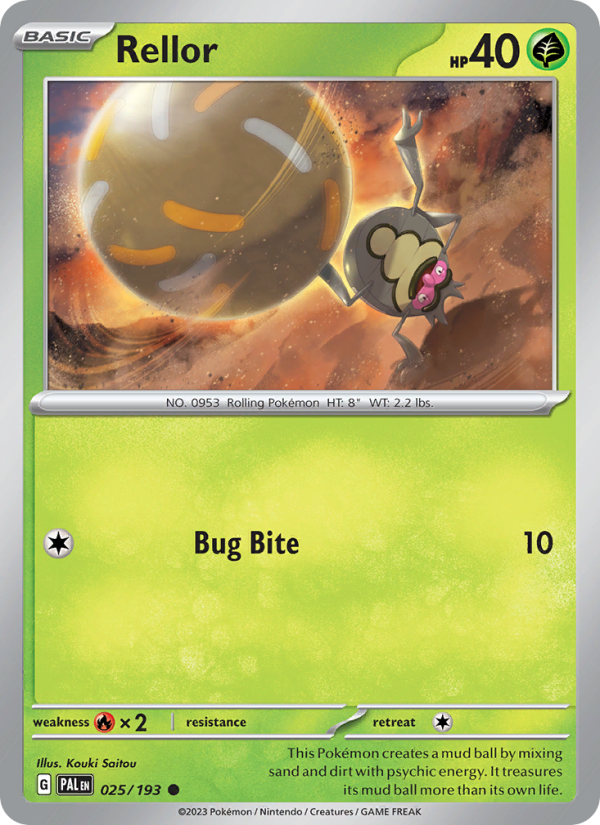 Rellor (025/193) Reverse Holo card image