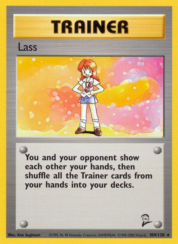 Lass (104/130) Reverse Holo card image