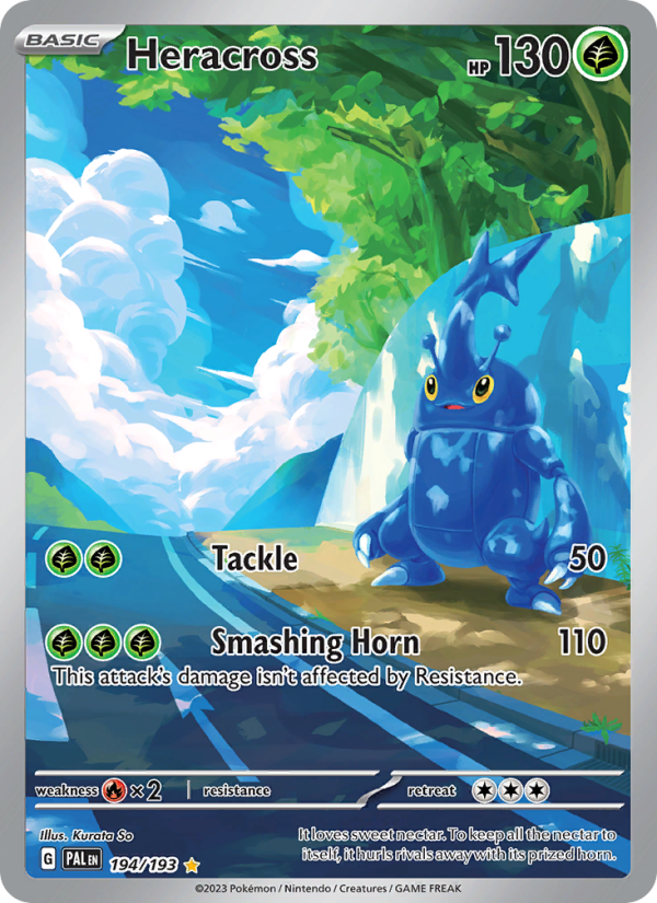 Heracross (194/193) Holographic card image