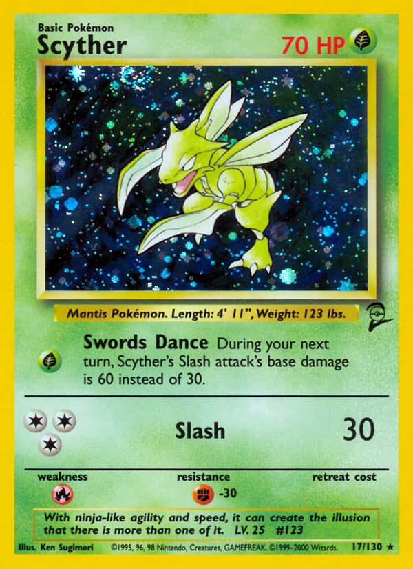Scyther (017/130) Reverse Holo card image