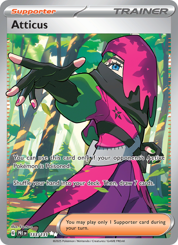 Atticus (133/131) Reverse Holo card image