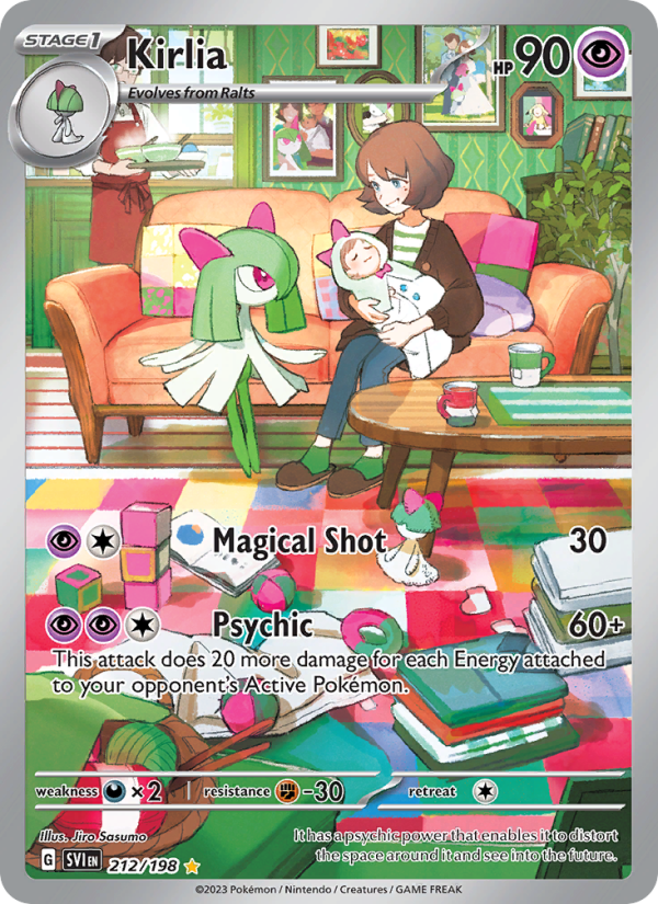 Kirlia (212/198) Holographic card image