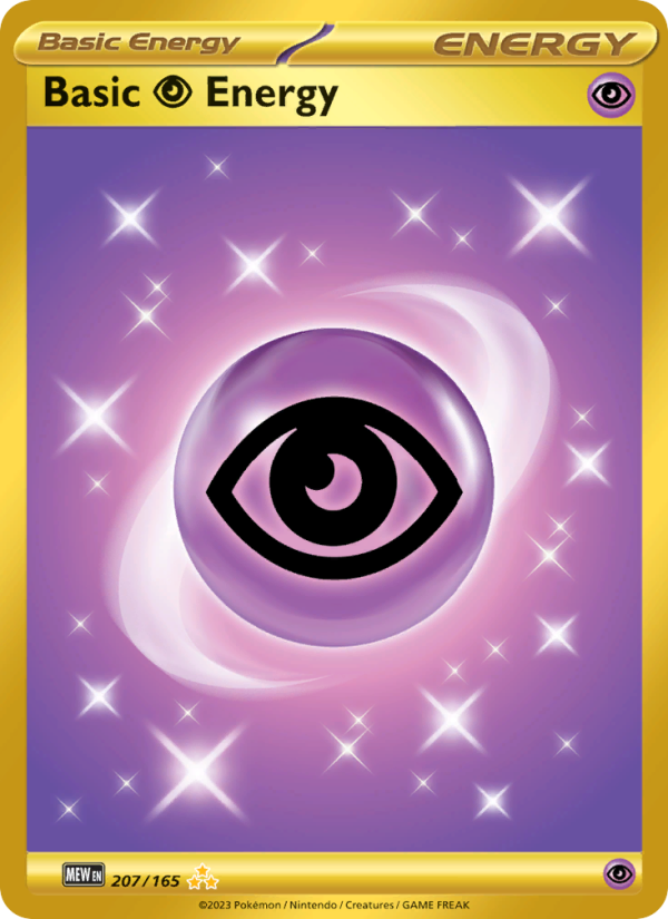 Basic Psychic Energy (207/165) Holographic card image
