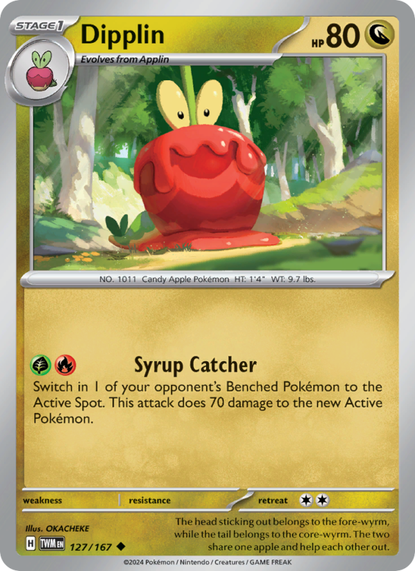 Dipplin (127/167) Reverse Holo card image
