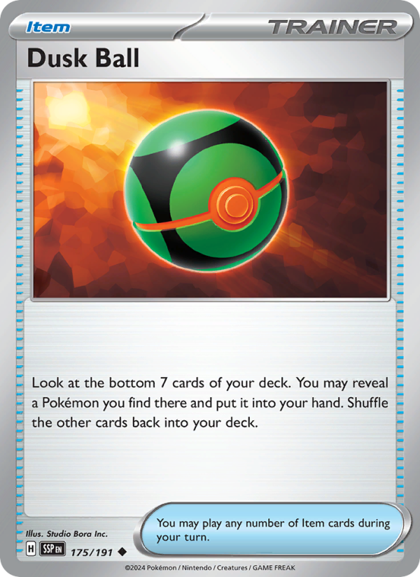 Dusk Ball (175/191) Reverse Holo card image