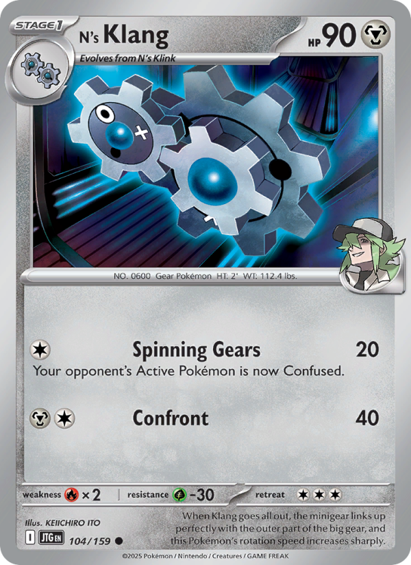 N's Klang (104/159) Reverse Holo card image
