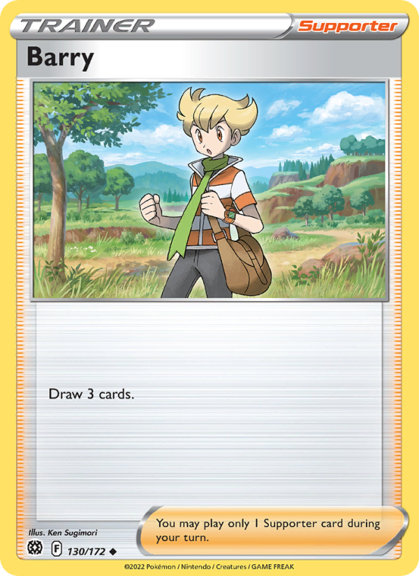 Barry (130/172) Reverse Holo card image