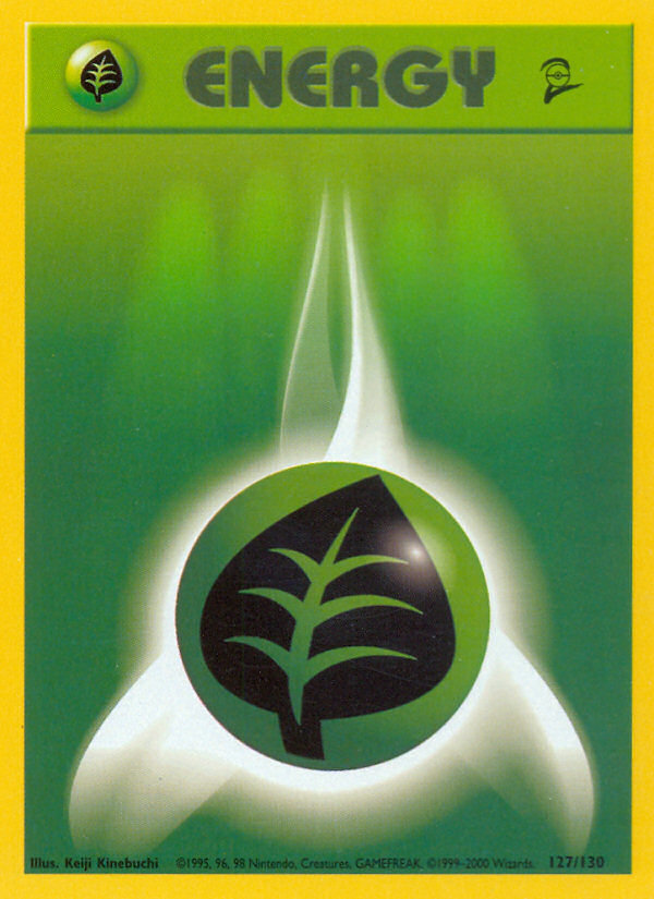 Grass Energy (127/130) Reverse Holo card image