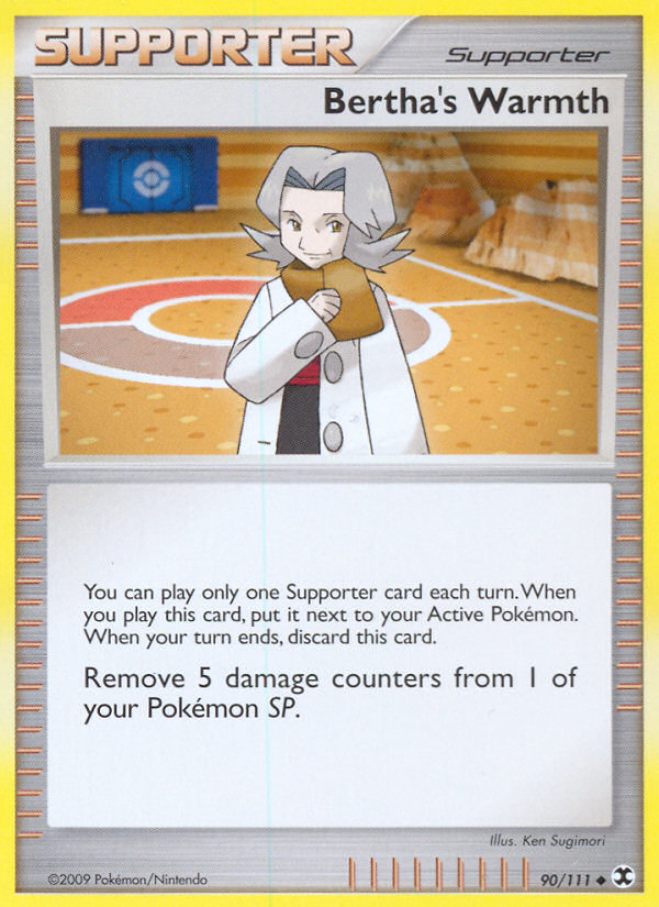 Bertha's Warmth (090/111) Reverse Holo card image