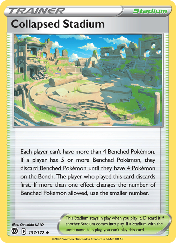 Collapsed Stadium (137/172) Reverse Holo card image
