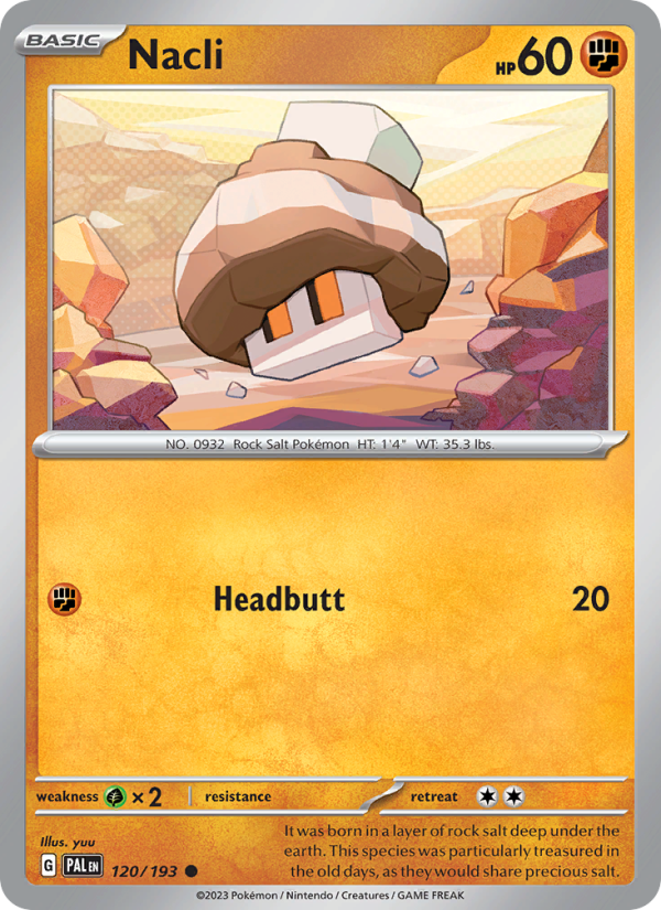 Nacli (120/193) Reverse Holo card image