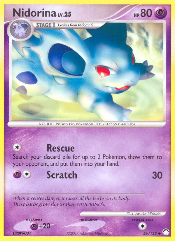 Nidorina (056/122) Reverse Holo card image