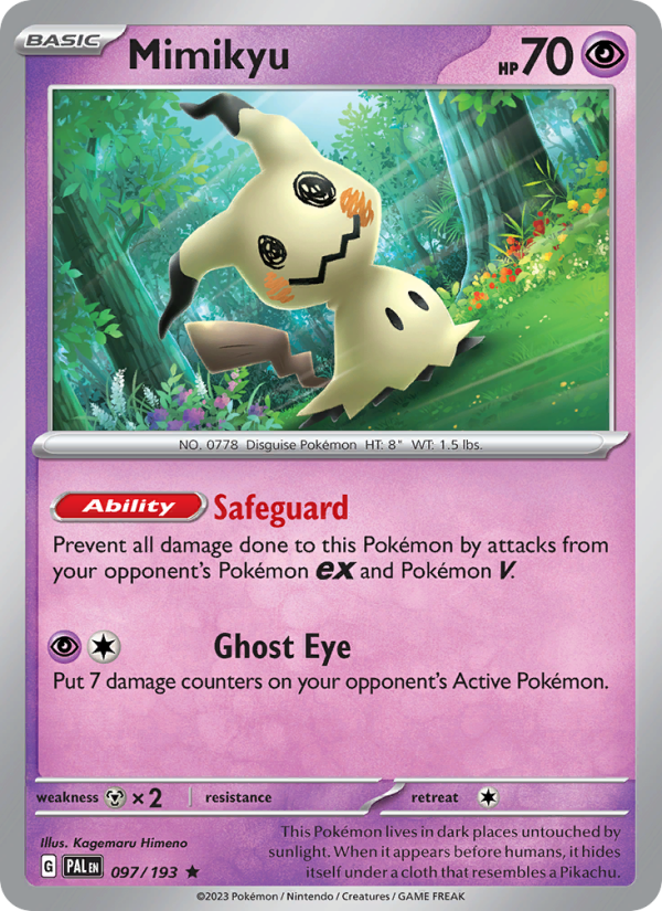 Mimikyu (097/193) Reverse Holo card image