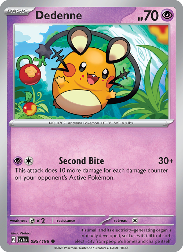 Dedenne (095/198) Reverse Holo card image