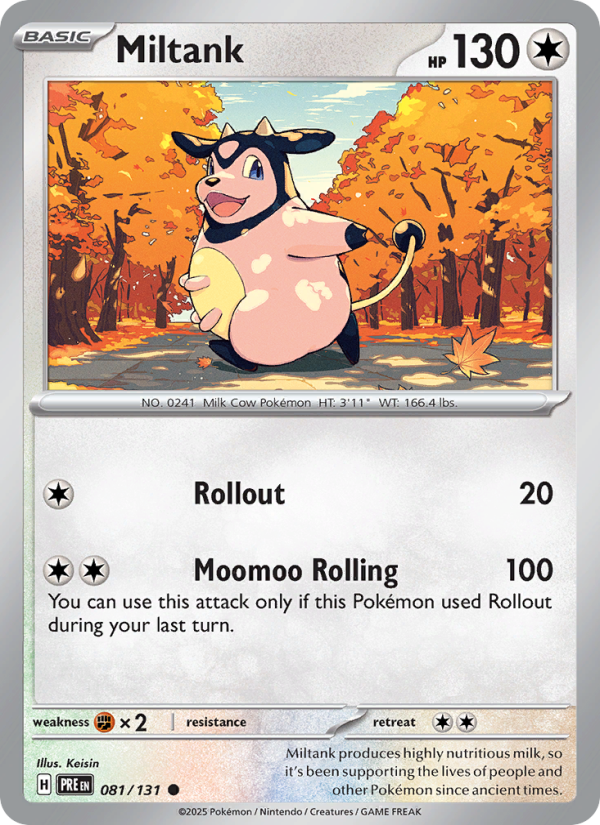Miltank (081/131) Reverse Holo card image