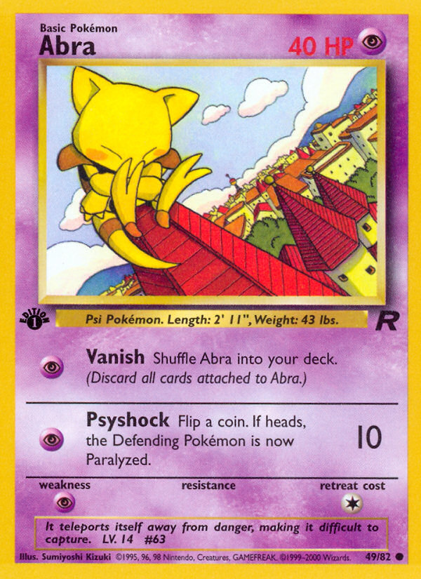 Abra (049/82) Reverse Holo card image