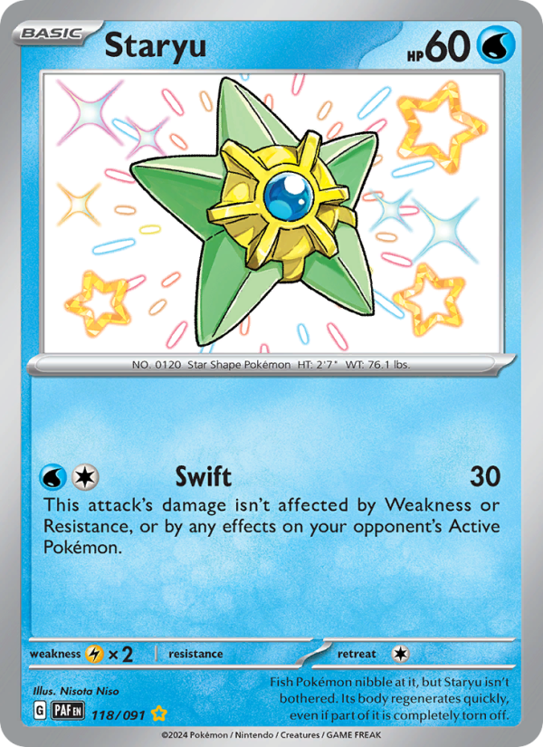 Staryu (118/91) Holographic card image