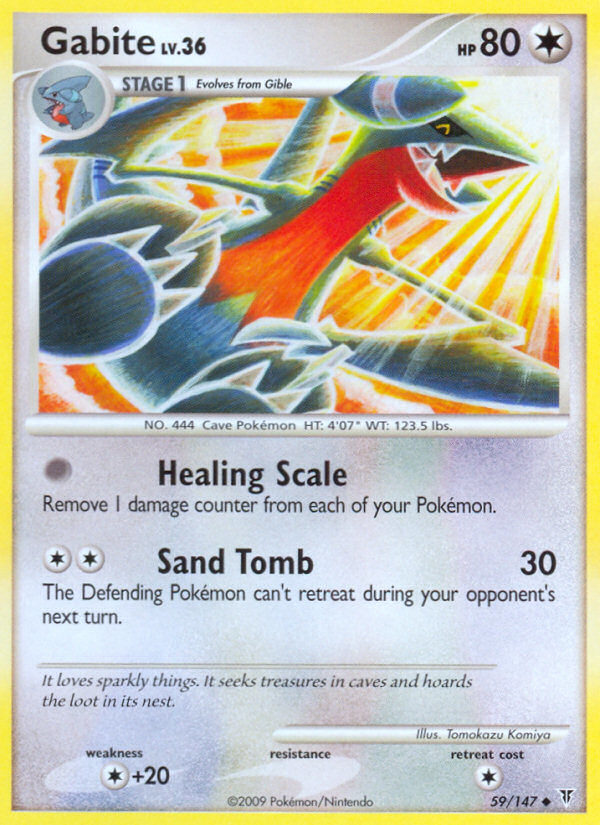 Gabite (059/147) Reverse Holo card image