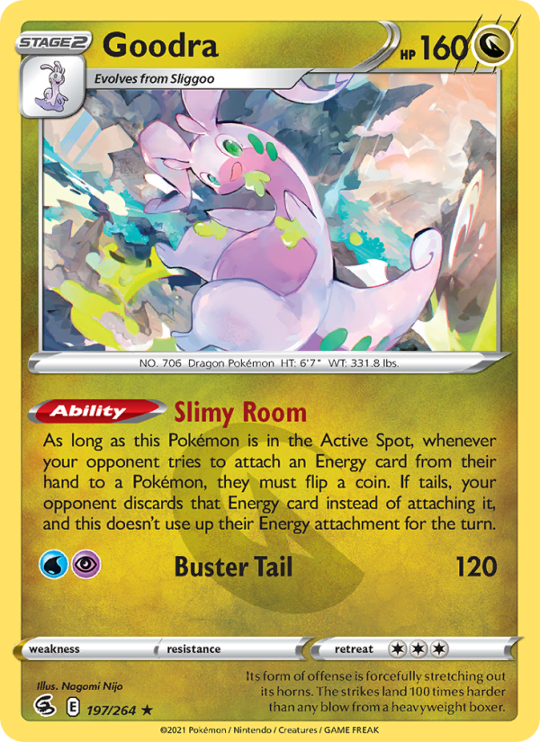 Goodra (197/264) Reverse Holo card image