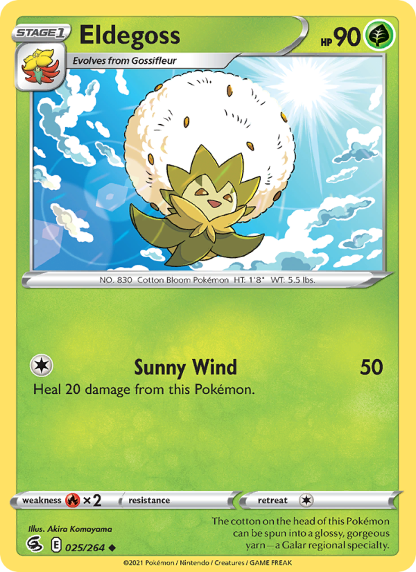 Eldegoss (025/264) Reverse Holo card image