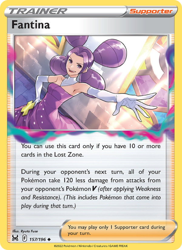 Fantina (157/196) Reverse Holo card image